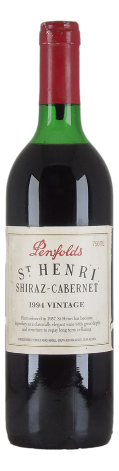 Penfolds St Henri Shiraz-Cabernet 1994 (1x 750mL), SA.
