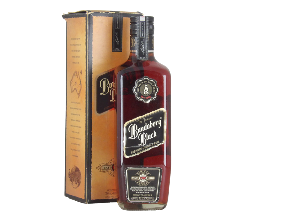 Bundaberg Black Vat 100 1985 Rum Bottle No.021181 (1x 700mL), QLD