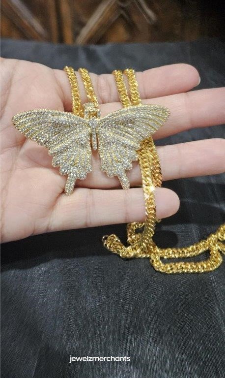 22KGF/Italy Stamped Yellow Gold Filled Chain and Pendant-60cm