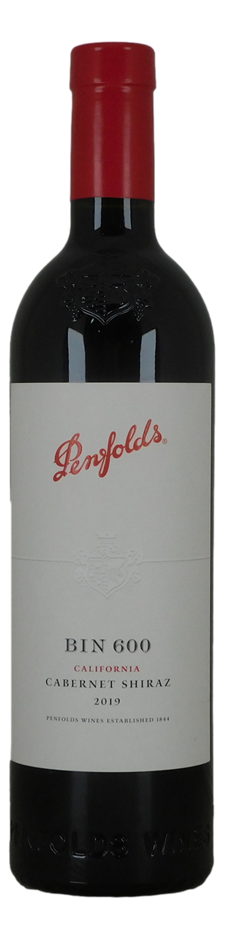 Penfolds Bin 600 Cabernet Shiraz 2019 (1x 750mL), California.