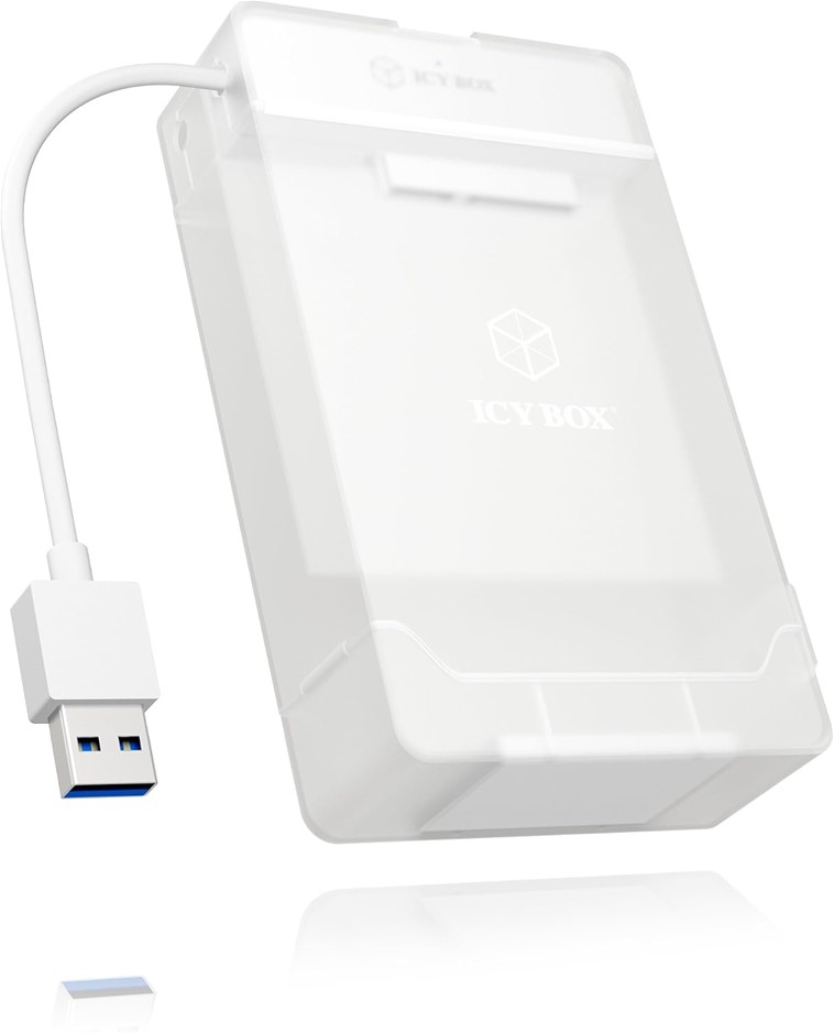 ICY BOX Adapter and Enclosure for 2X 2.5" SATA HDDs/SSDs (IB-AC7032-U3). B