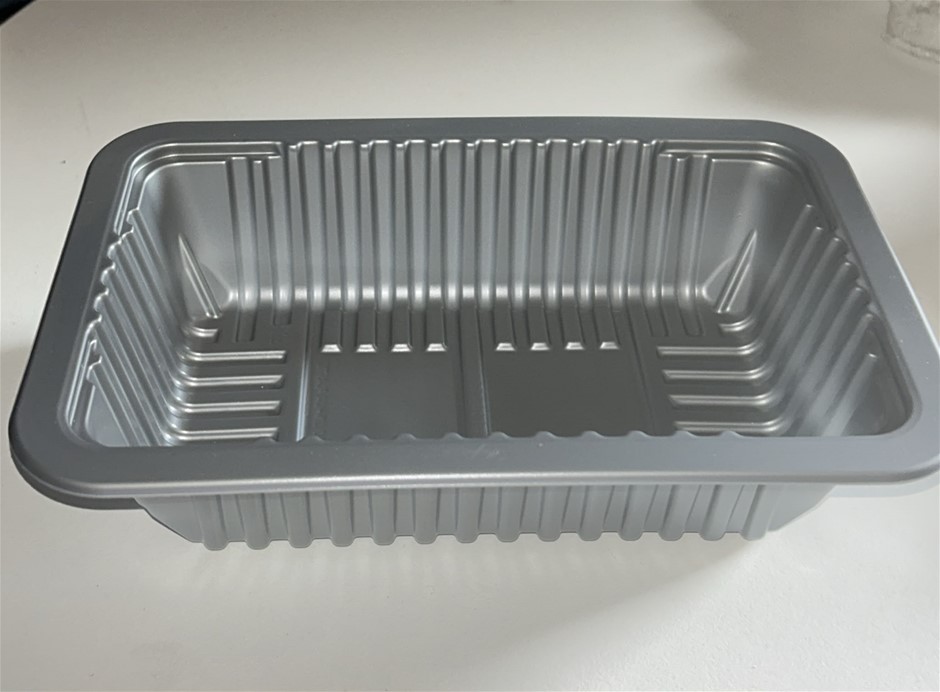 50x Plastic Containers (Silver)