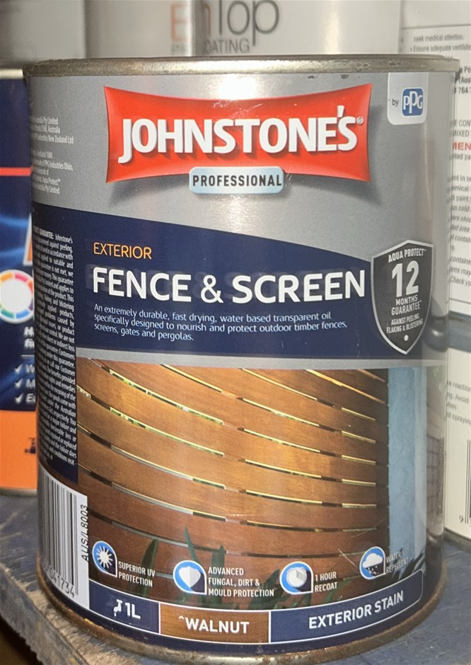 JOHNSTONE'S Exterior Fence & Screen Paint (Walnut)