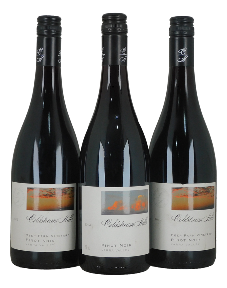 Mixed Coldstream Hills Pinot Noir Pack (3x 750mL), Yarra Valley.