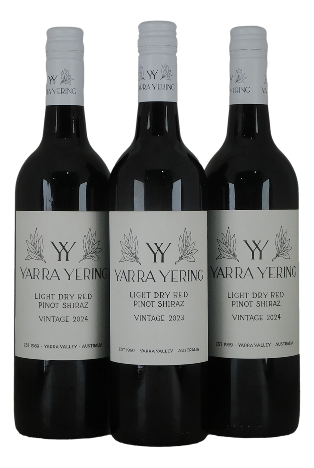 Yarra Yerring Light Dry Red Pinot Shiraz 23/24 (3x 750mL).