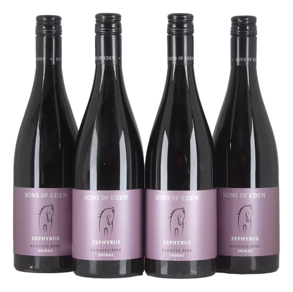 Sons of Eden Zephyrus Shiraz 2022 (4x 750mL) Barossa