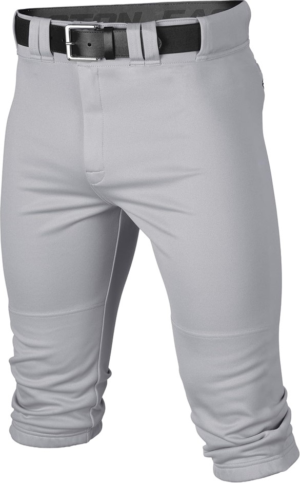 EASTON Rival+ Knicker Baseball Pant, Size 
Youth (25"-27"), Grey / Black,