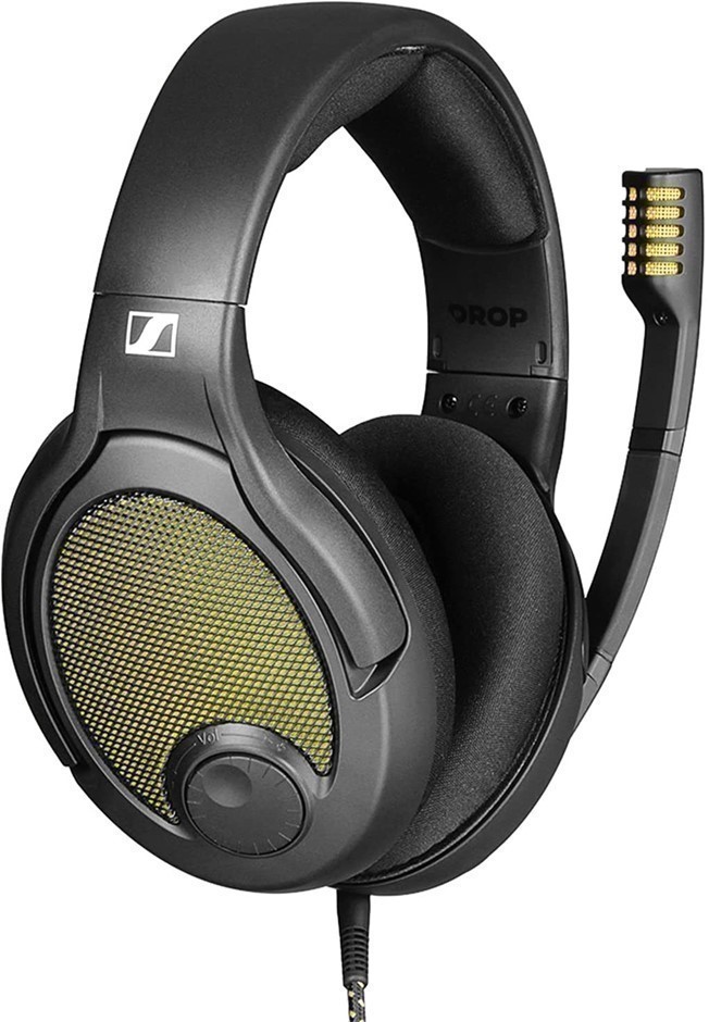 DROP + SENNHEISER PC38X Gaming Headset, Black/Yellow. Buyers Note - Discou