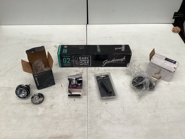 Assorted Tap,Sink, Door Hardware