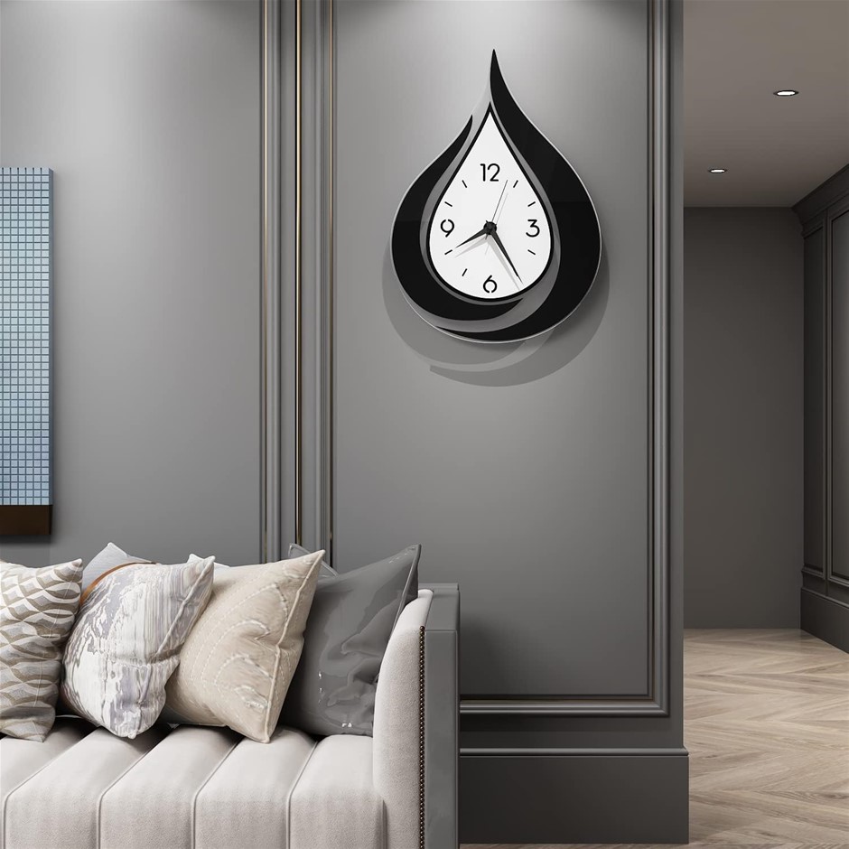 MEISD Decorative Wall Clock for Living Room Decor,