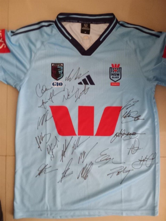 NSW 2026 SQUAD SIGNED STATE OF ORIGIN JERSEY