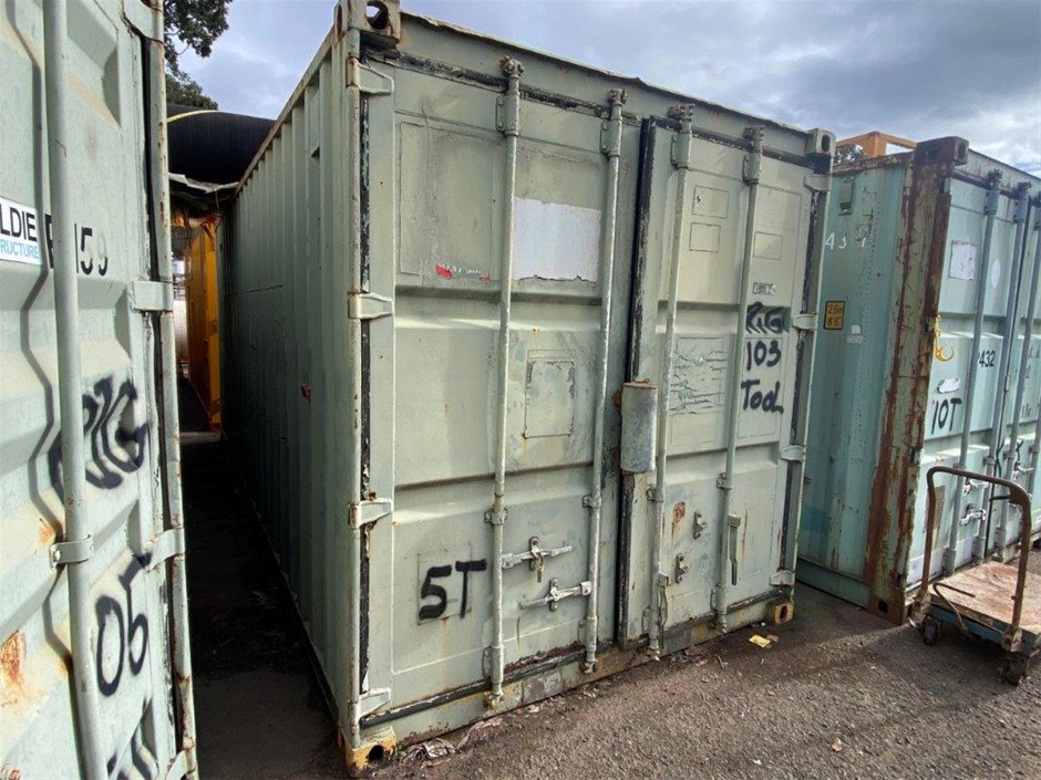 On-Site Workshop / Storage 20’ Shipping Container