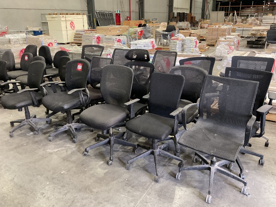 Quantity of Assorted Office Chairs