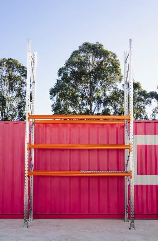 <p>NEW 2026 Mezz & Rack New Pallet Racking 2 Bay Pack 4877mm Height</p>