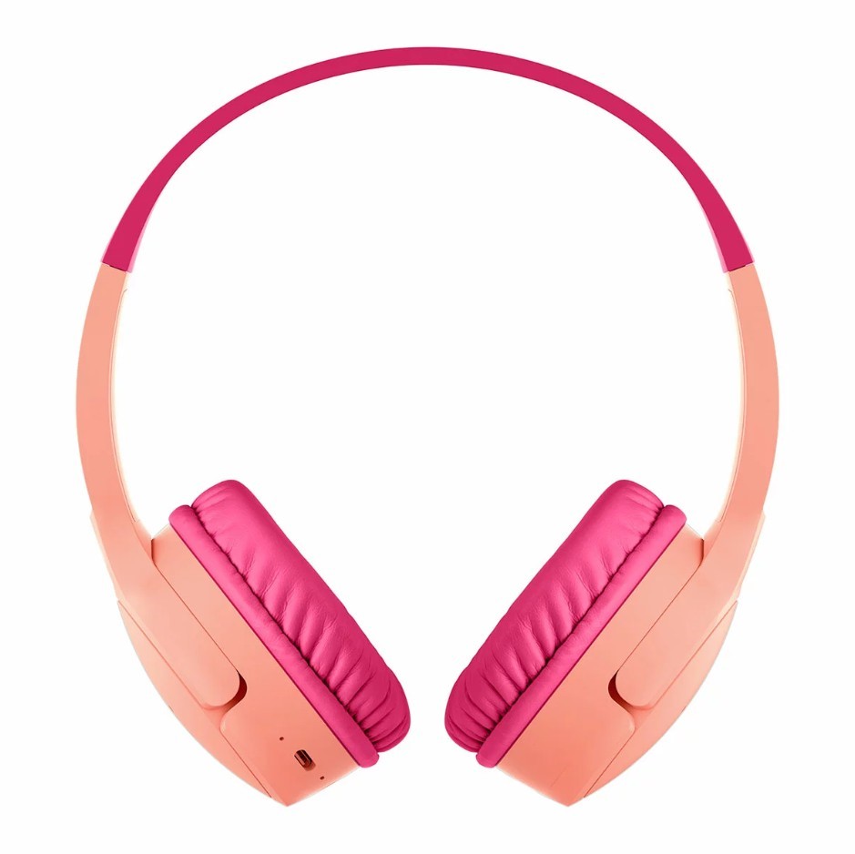BELKIN SoundForm Mini Kids Wireless Headphones BU048-MC-CCPLT, Pink. N.B: D