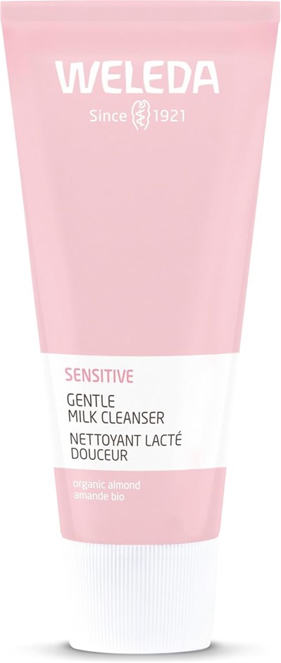 2 x WELEDA Sensitive Gentle Milk Face Cleanser, 75ml.