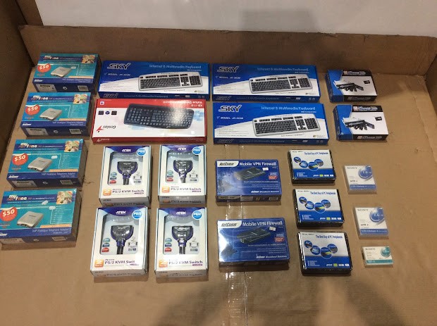 Aten/KVM Switch& VoIP Adaptors/Genius Keyboard&Sony Cartridges&VPN Firewall