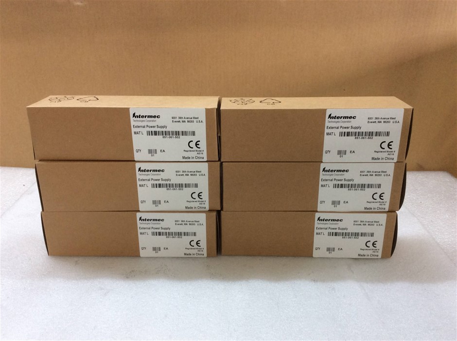 Intermec AE16 Power Supply Adapter - New (Lot of 6)