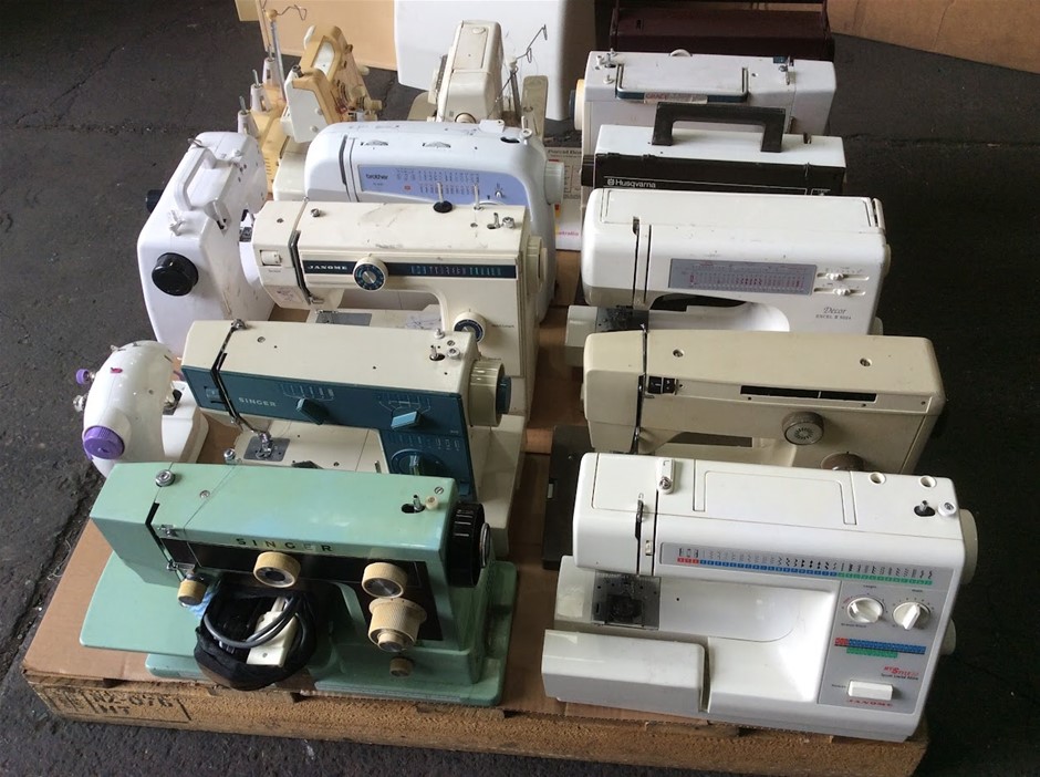 Singer, Janome, Brother, Husqvarna & Mixed Sewing Machines