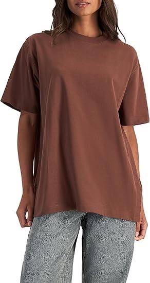 CHAMPION Women's Rochester Capital Tee, Large, Time Out Brown CSI, CQJYN. R