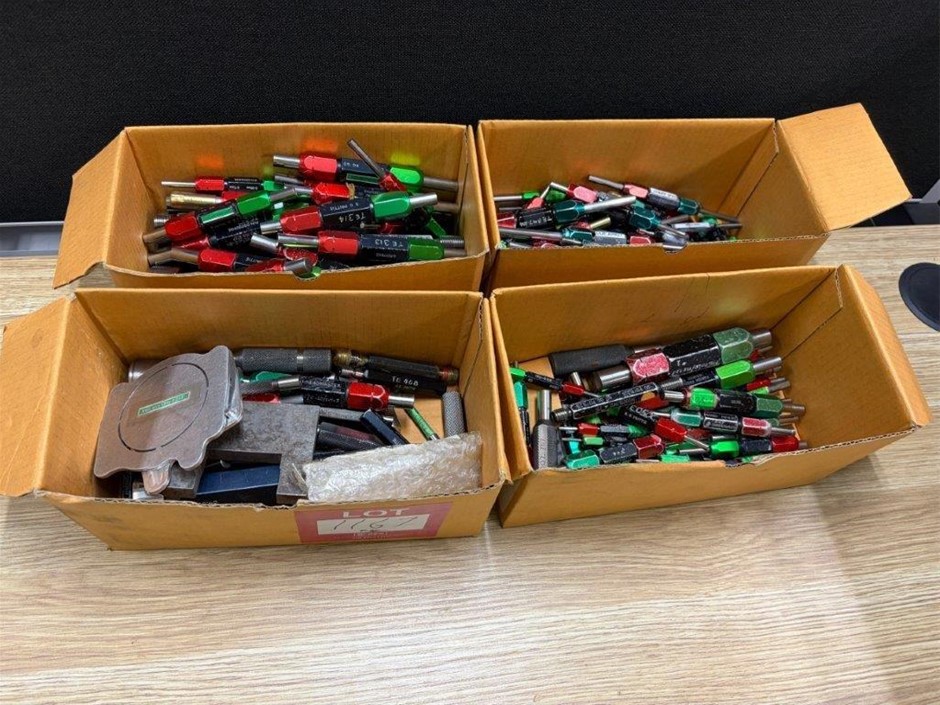 4x Cartons of Assorted Go/No-Go Gauges & Sundry Items