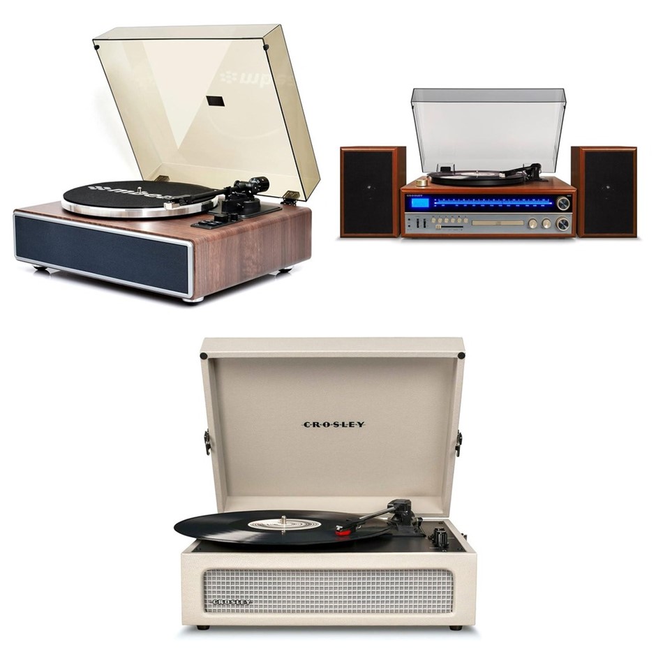 3 x Assorted Turntables, RRP: $989, Incl: 1 x mbeat MB-PT-38AWT HiFi Blueto