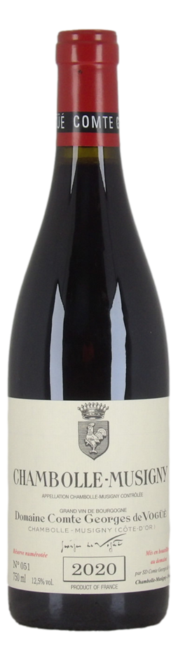 Domaine Comte Georges de Vogue Chambolle Musigny 2020 (1x 750mL), Burgundy.