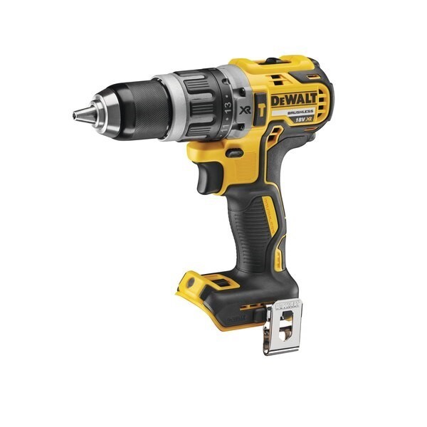 DEWALT 18V XR Cordless Brushless Hammer Drill Driver - Skin only. NB: Has b