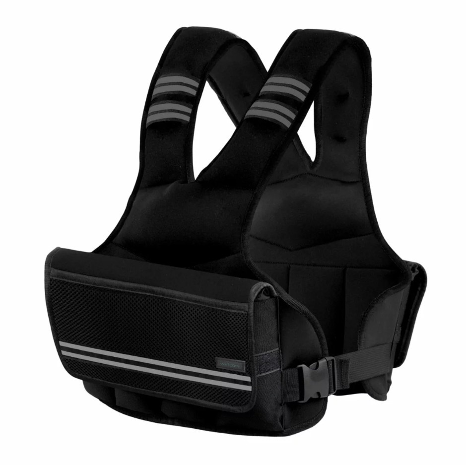 WELLCARE Adjustable Weighted Fitness Vest, 10kg.