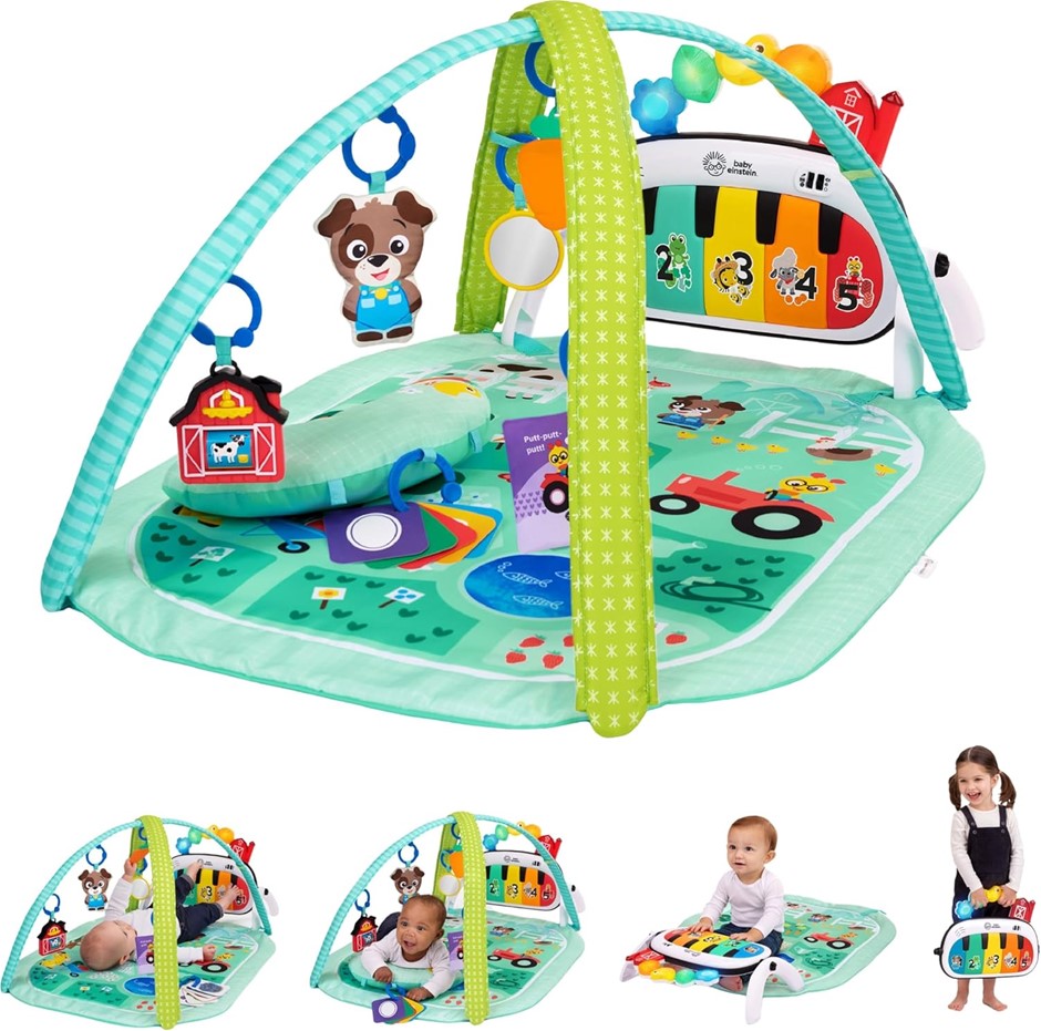 Baby Einstein Farm Explorers 4-in-1 Kickin’ Tunes Musical Meadow Music & La