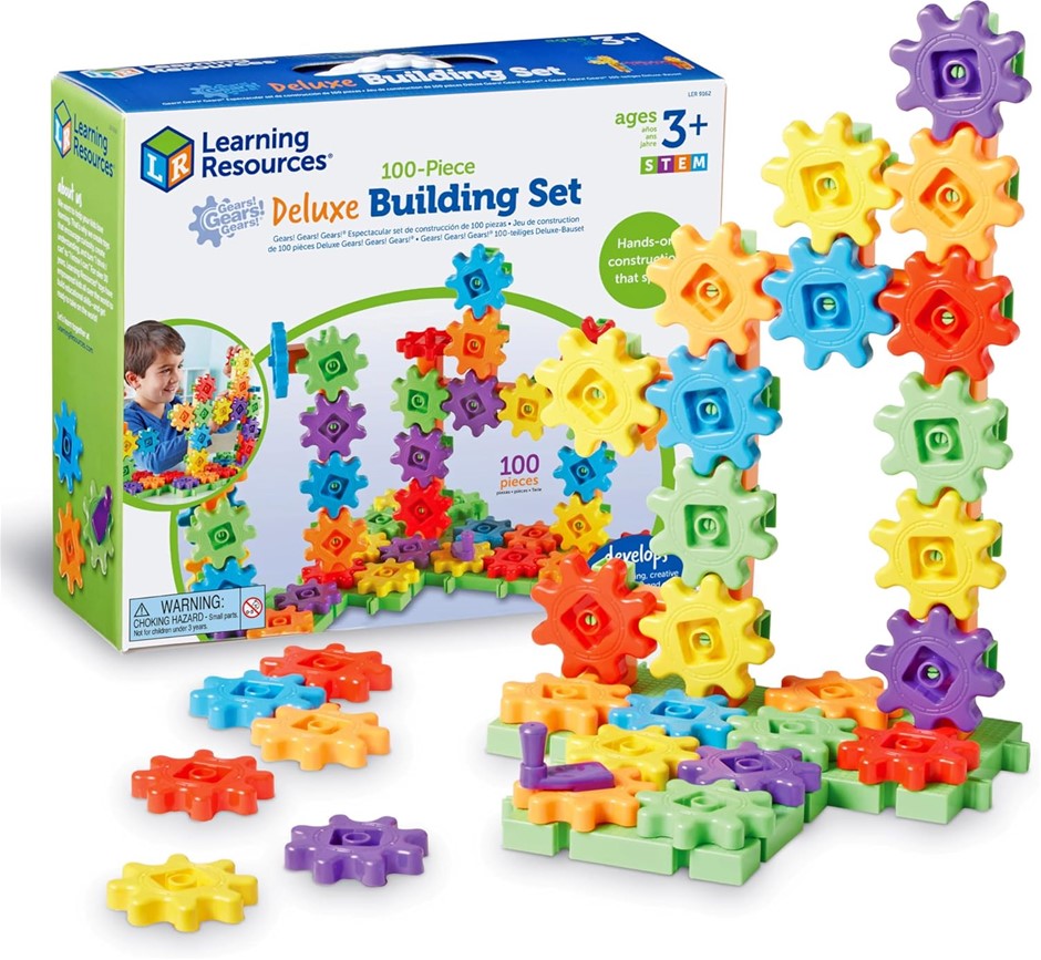 Gears! Gears! Gears!® 100-Piece Deluxe Building Set