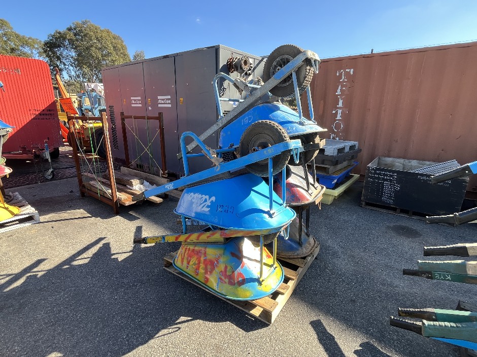 Pallet of 5x Wheelbarrows