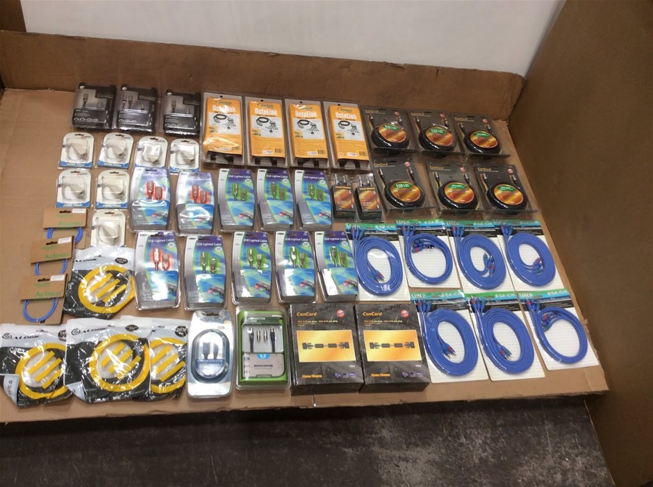 Mixed Brand Network And USB Cables (Lot of 50)