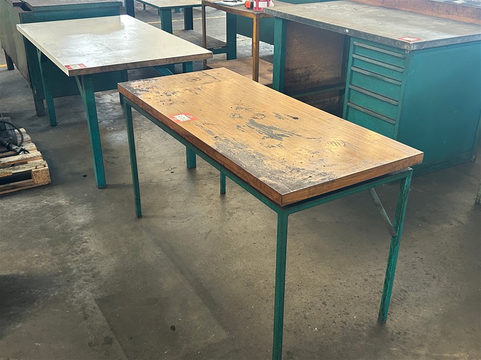 2x Steel Fab Tables