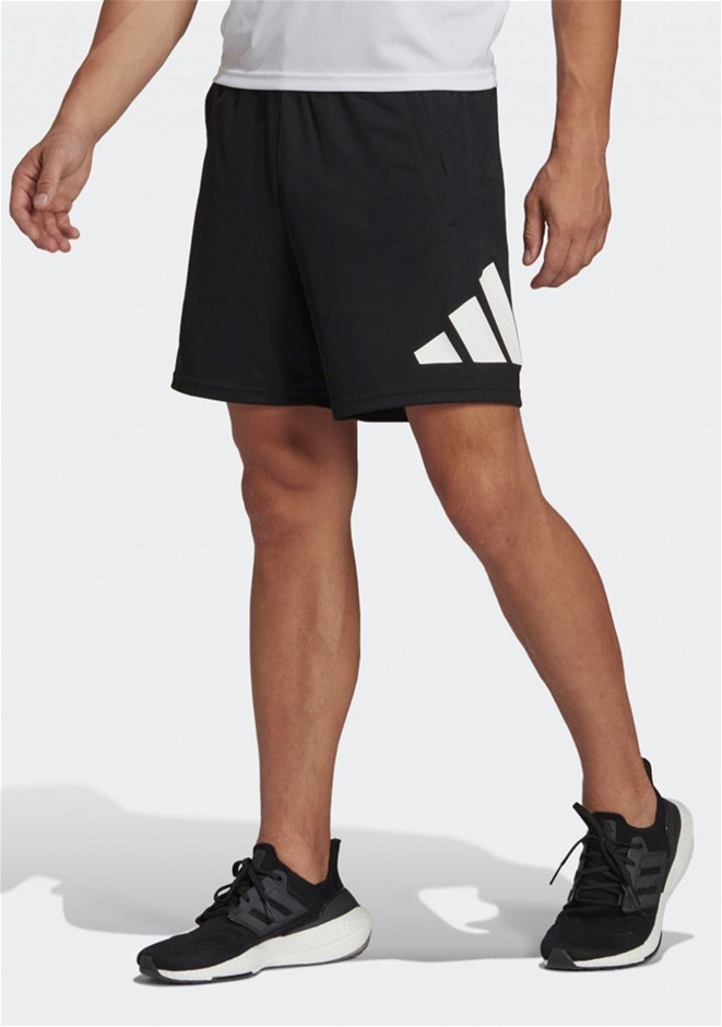 2 x ADIDAS Men's TR-ES Logo Shorts, Size AU S 7", Black/White, IB8121.