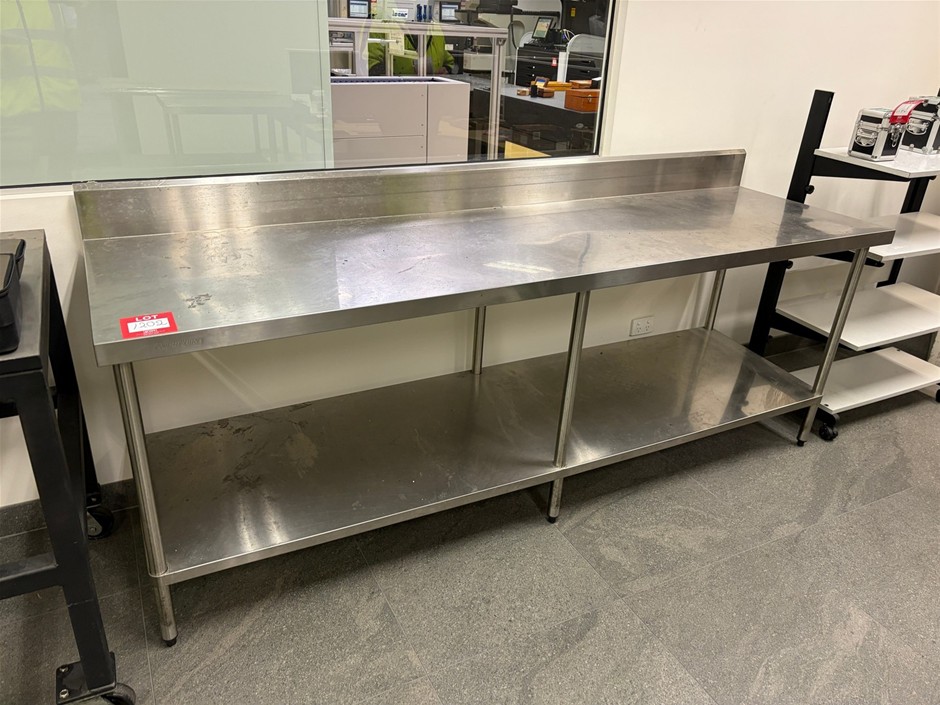 Stainless Workbench with Splashback