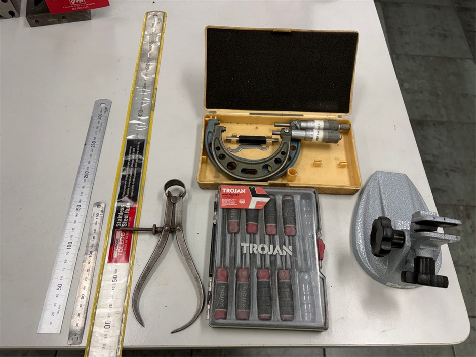 2 x Assorted Micrometers & Sundry Items.
