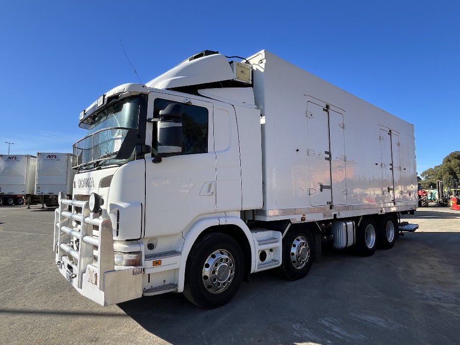 <p>2010 SCANIA    8x4 Refrigerated Pantech</p>