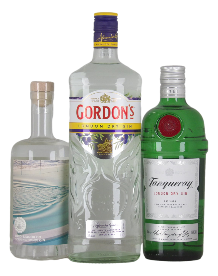 Mixed Gin Pack (1x 1L + 1x 700mL + 1x 500mL)