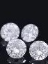 0.05 TCW White 4 round diamond