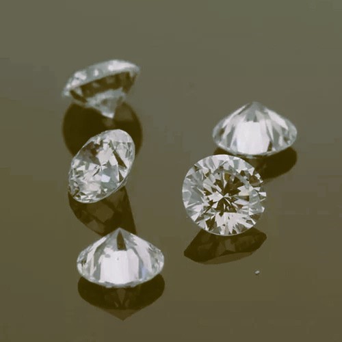 0.05 TCW White 5 round diamond