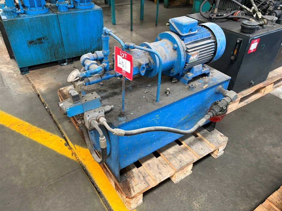1 x Hydraulic Power Pack With Additional Electric Motor