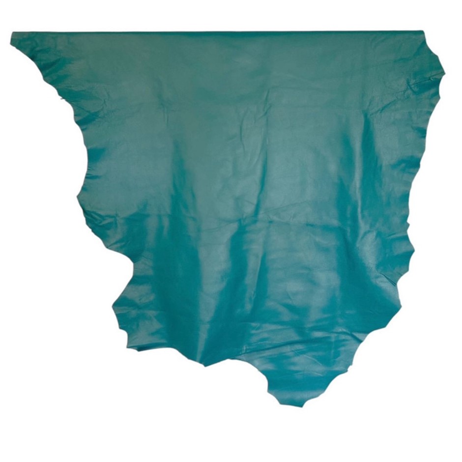 7sqft Top Grade Aqua Nappa Lambskin Leather Hide