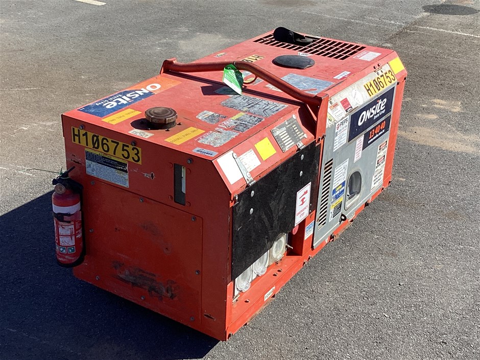 2018 Kubota GL9000 Generator - Diesel - 9.0kva - Pinkenba
