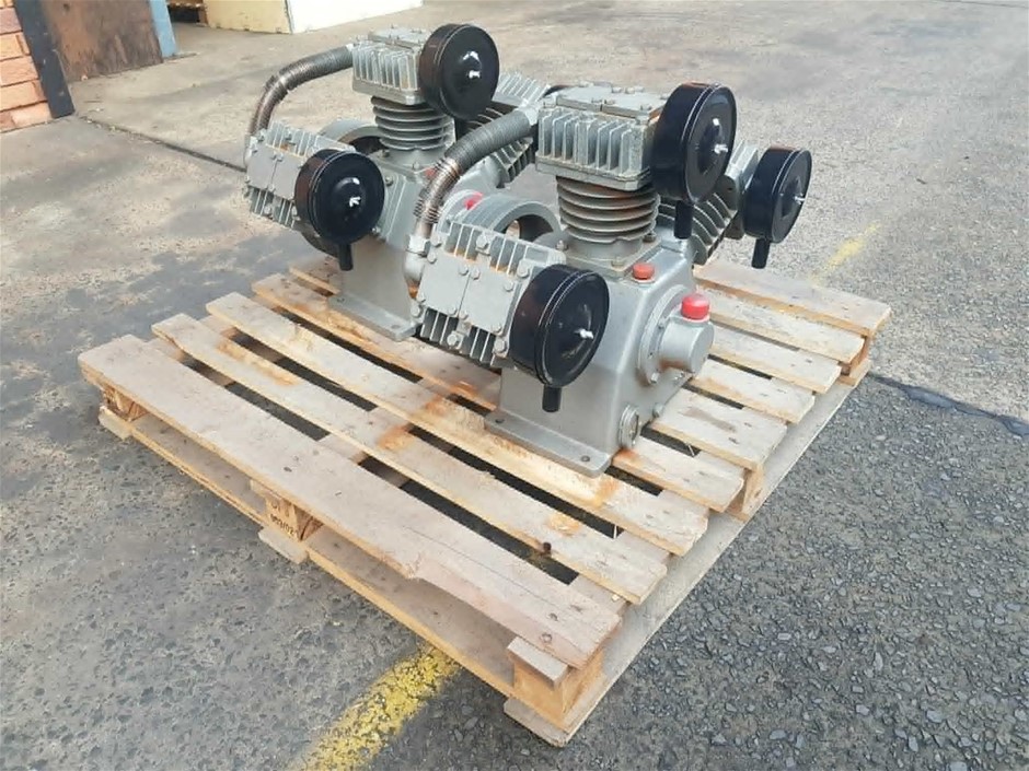 Used Fusheng  Three-Cylinder Air Compressor Pumps with Driven Pulley