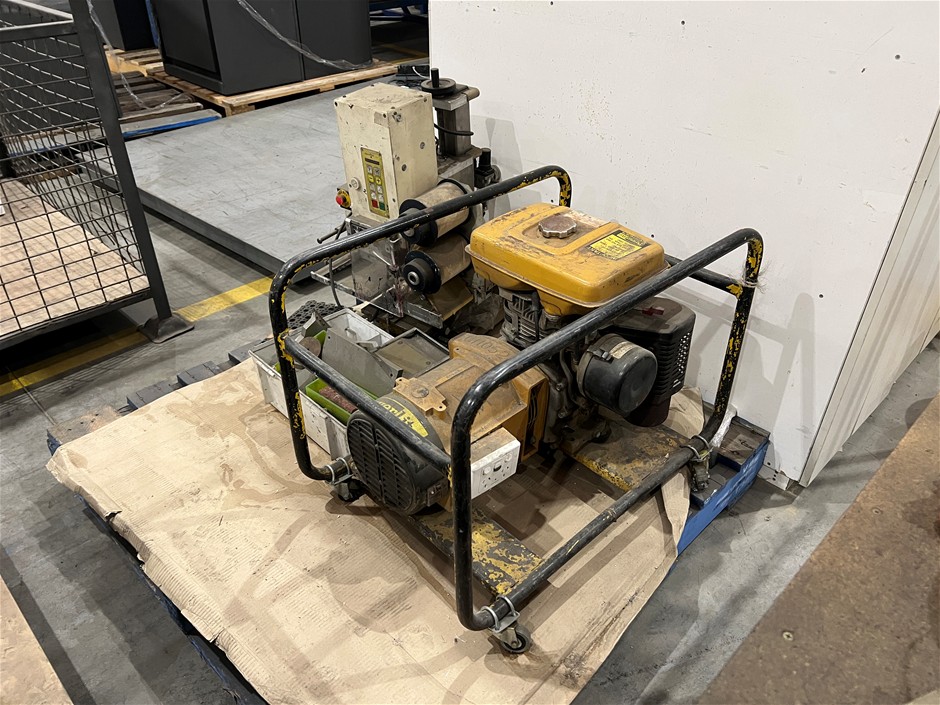 Pallet with Powerlite Genorator and MicroPrint LCL130