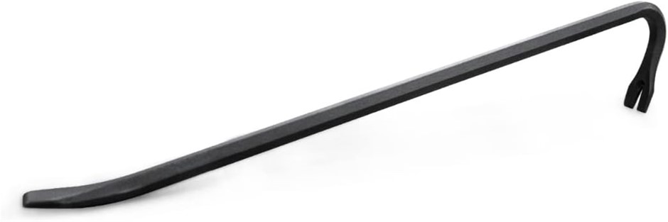 Olympia Tools 18" Wrecking Bar, Heavy Duty Pry Bar with Beveled Chisel End