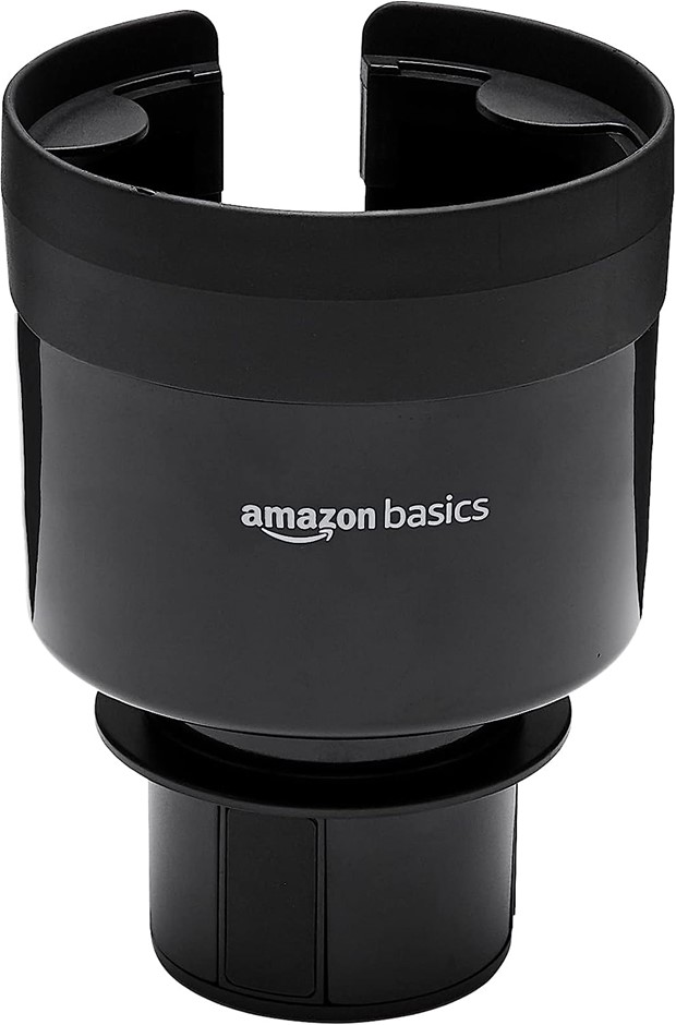 2x AMAZON BASICS Expandable Car Cup Holder with Adjustable Base, Fit Big Bo