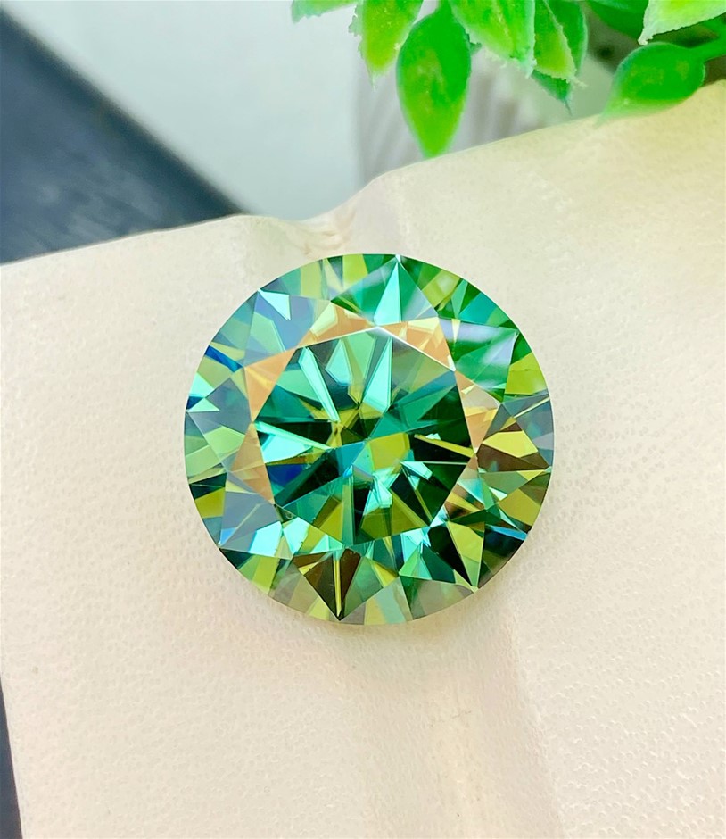 19.75 CT Sparkling Extra Large Moissanite