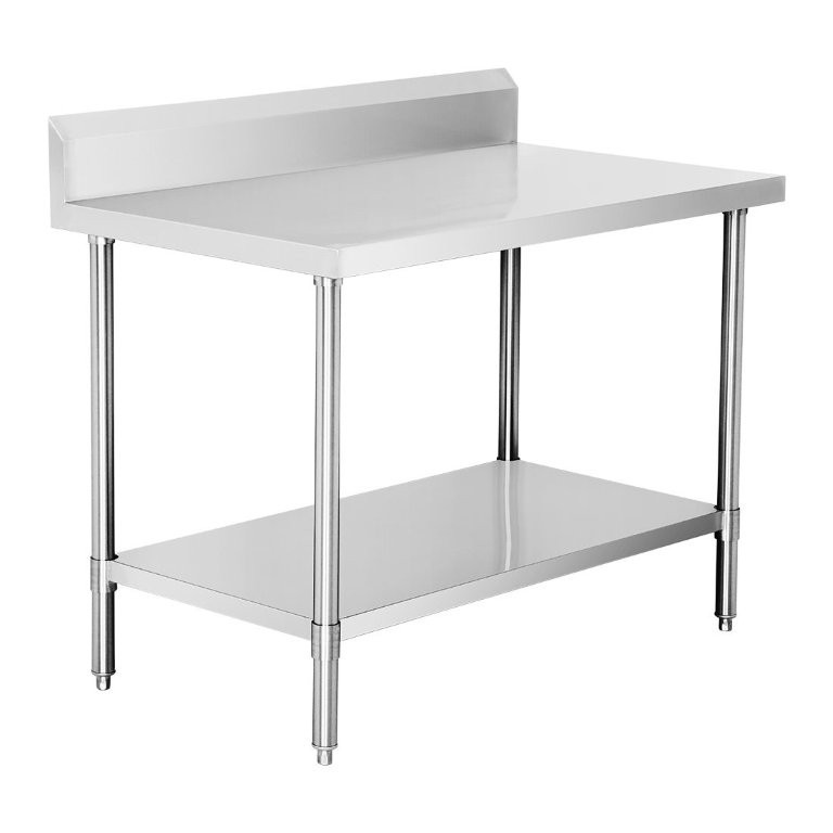 Workbench with Undershelf and Splashback